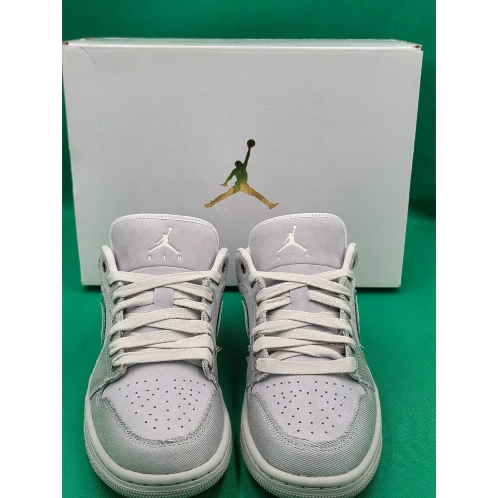 Air Jordan 1 Low SE Distressed Smoke Grey Women’s 8.5 Youth 7Y IH3369 077 NIB
